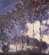 Claude Monet Poplars on the Banks of the River Epte USA oil painting artist